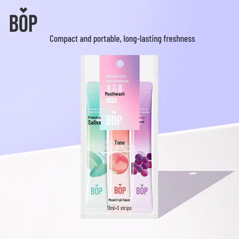 BOP Probiotic Portable Mouthwash Strips