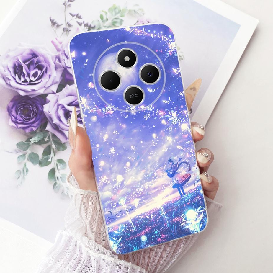 

For Xiaomi Redmi 14C Case Beautiful Butterfly Painted Cover Soft Silicone Phone Case For Xiaomi Poco C75 PocoC75 Redmi 14C Shell Xiaomi Poco C75