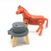 Funny Electric Horse Model Plastic horse-drawn vehicle  Children Early Learning Tool