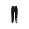 Logo Print Drawstring Elastic Waist Joggers Men Bottoms Black FB1834-010