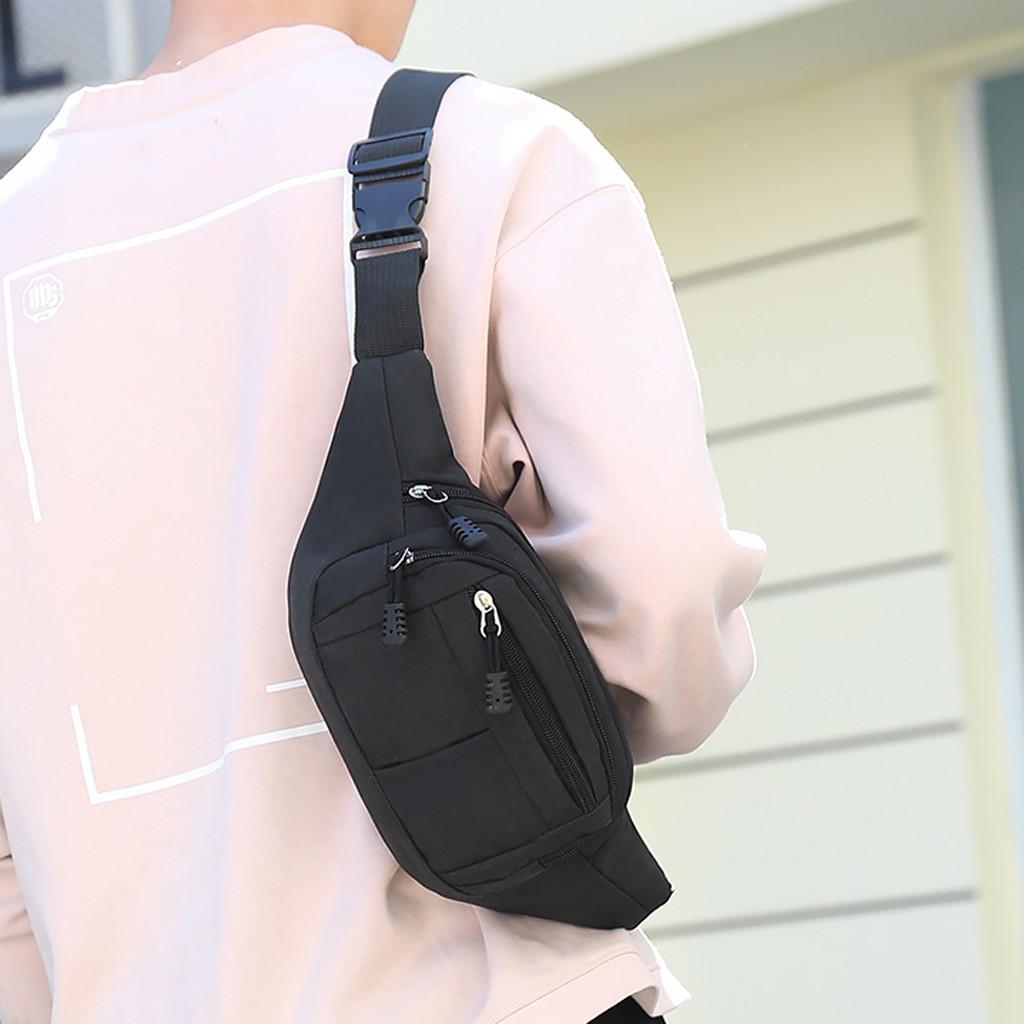 Men's And Women's Leisure Fashion Oxford Sport Fitness Waist Packs