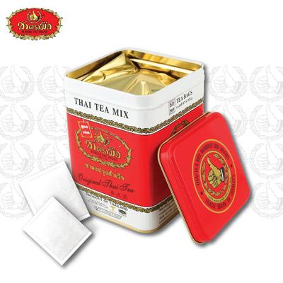 ChaTramue Thajský čaj (originální) sáček balený v plechovce (4 gx 50 sáčků) – thajský