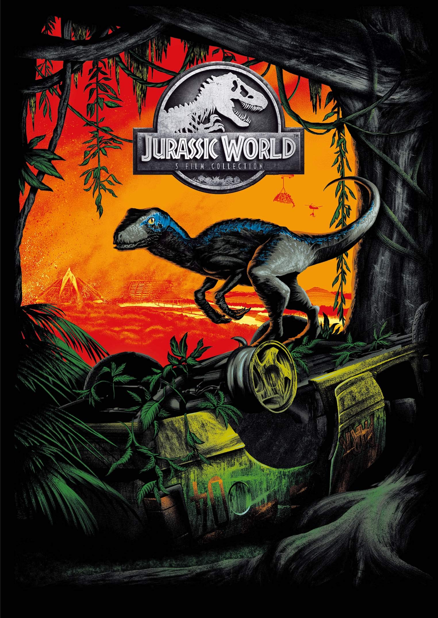 

Jurassic World 5 Movie DVD Collection (5 Discs)