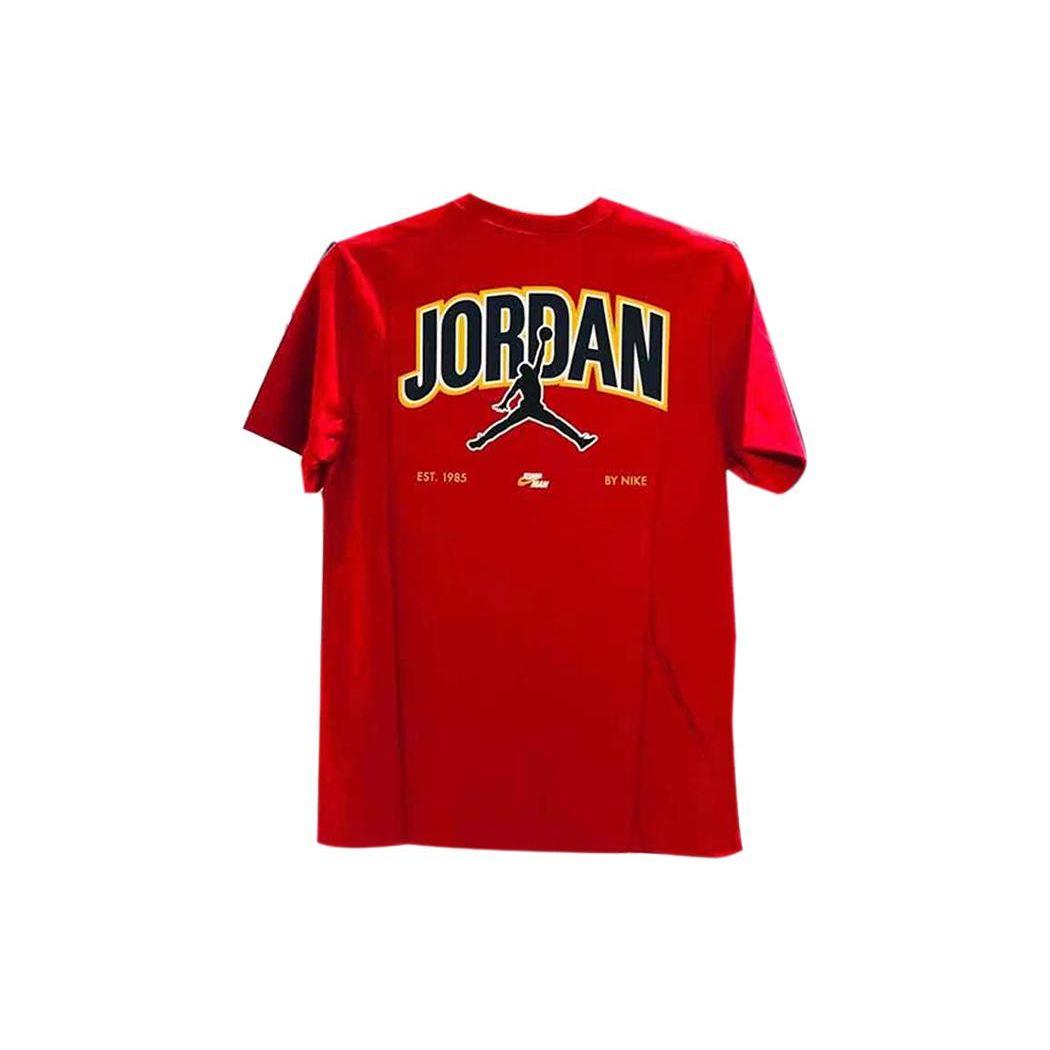 

Мужская футболка с коротким рукавом с логотипом Air Jordan, красная DM3218-687 XXXL