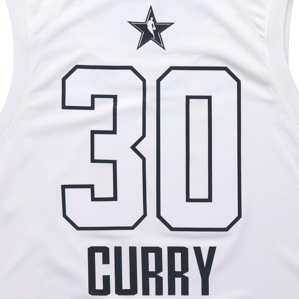 Jordan Nba All-Star Edition Steven Curry Ne. 30 Retro Basketbalový dres Pánské Topy Bílý 928874-101