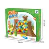 Childrens Squirrel Push Wooden Stacking Game With Interactive Thinking For Parent Child Play