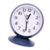 62KD Stylish Quiet Alarm Clock with Arabic Numerals Battery Operated No Ticking Analog Desk Clock for Children Bedroom
