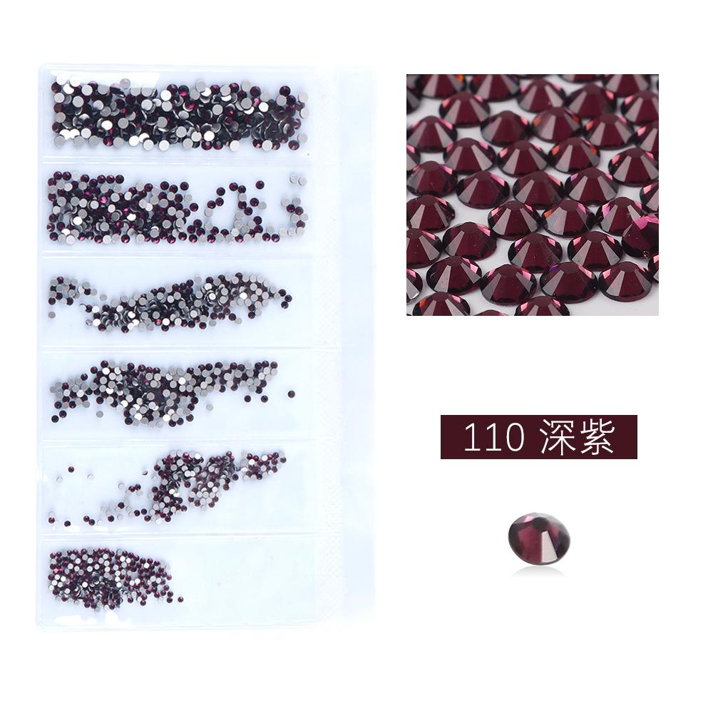 Flat Bottom Rhinestone Nail Drill Diy Nail Mobile Phone Case Sticker Drill, Jewelry Accessories, Bag Size Mixed Nail Drill
