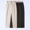 Yalu Middle-Aged Women's Plus Size Casual Straight Pants