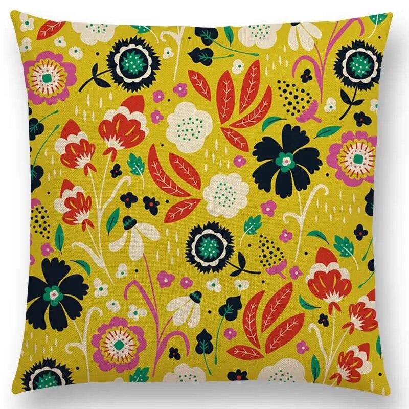 Kissenbezug Heimdeko Niedliches Blumenkissen Designer Hochwertig Sofa Wohnzimmer