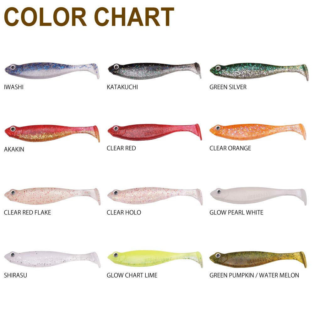 Megabass HAZEDONG SHAD SW 3inch Green Pumpkin/Watermelon