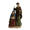 Vintage Holy Family Christmas Figurine Resins Nativity Scene Sculpture Holiday Tabletop Religious Decors Ornament Gift