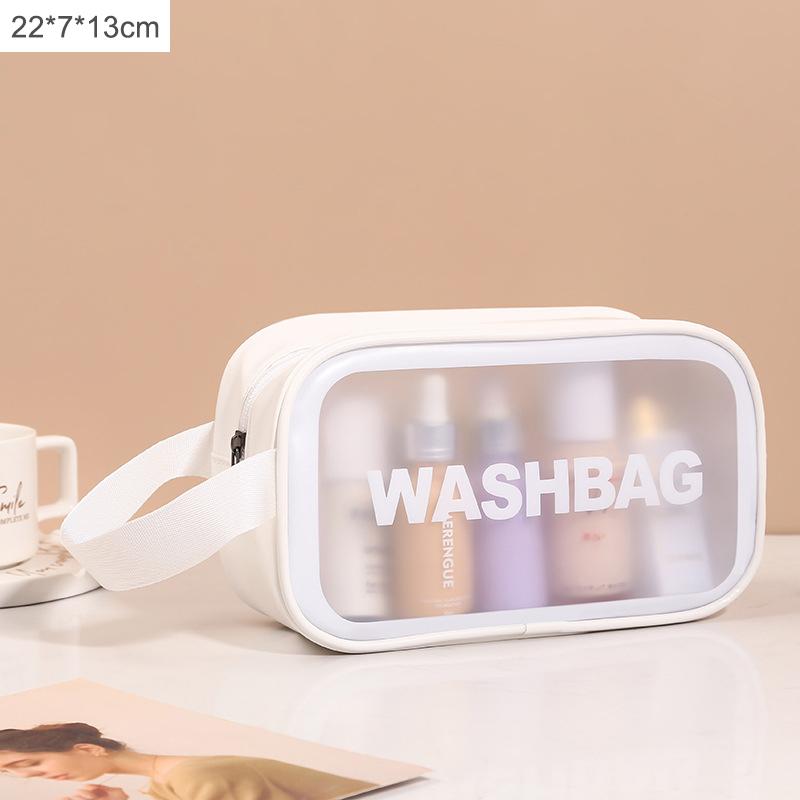 

1 шт. Черный прозрачный портативный женский дорожный несессер водонепроницаемый чехол для хранения косметики большой емкости косметический органайзер