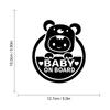 Baby on Board Car Stickers Laser Car Body Rear Window Bumper Decoration PVC Vinyl Film Decal Auto Tuning Accessories