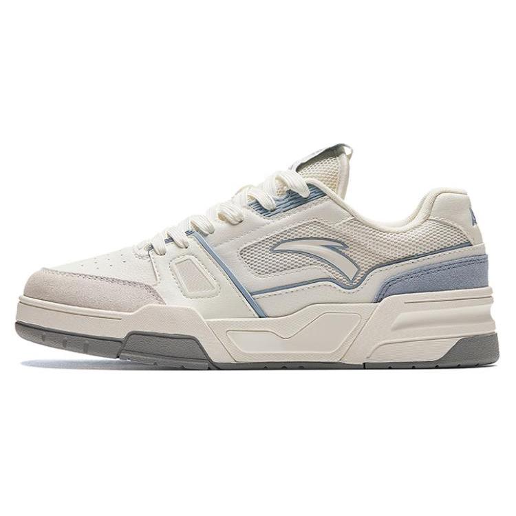 

Anta Anti Slip Wear Resistant Low Top Skateboard Shoes Women s White Blue 36