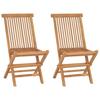 3 Piece Garden Dining Set Solid Teak Wood