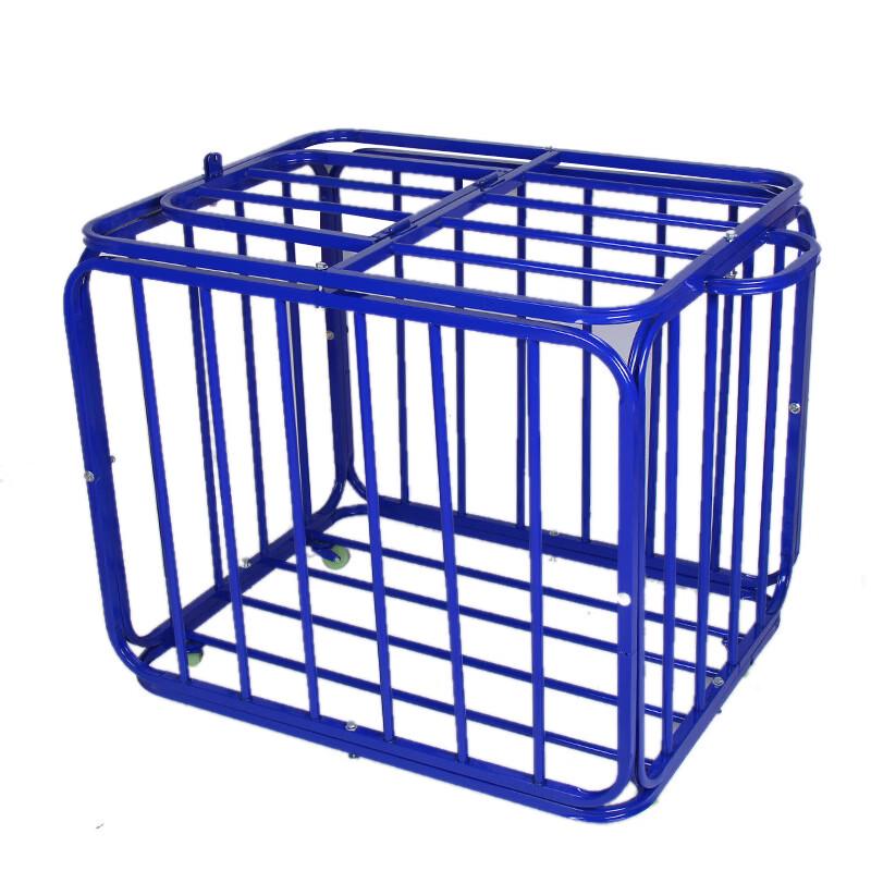 WEZHO Foldable Stainless Steel Ball Storage Cart