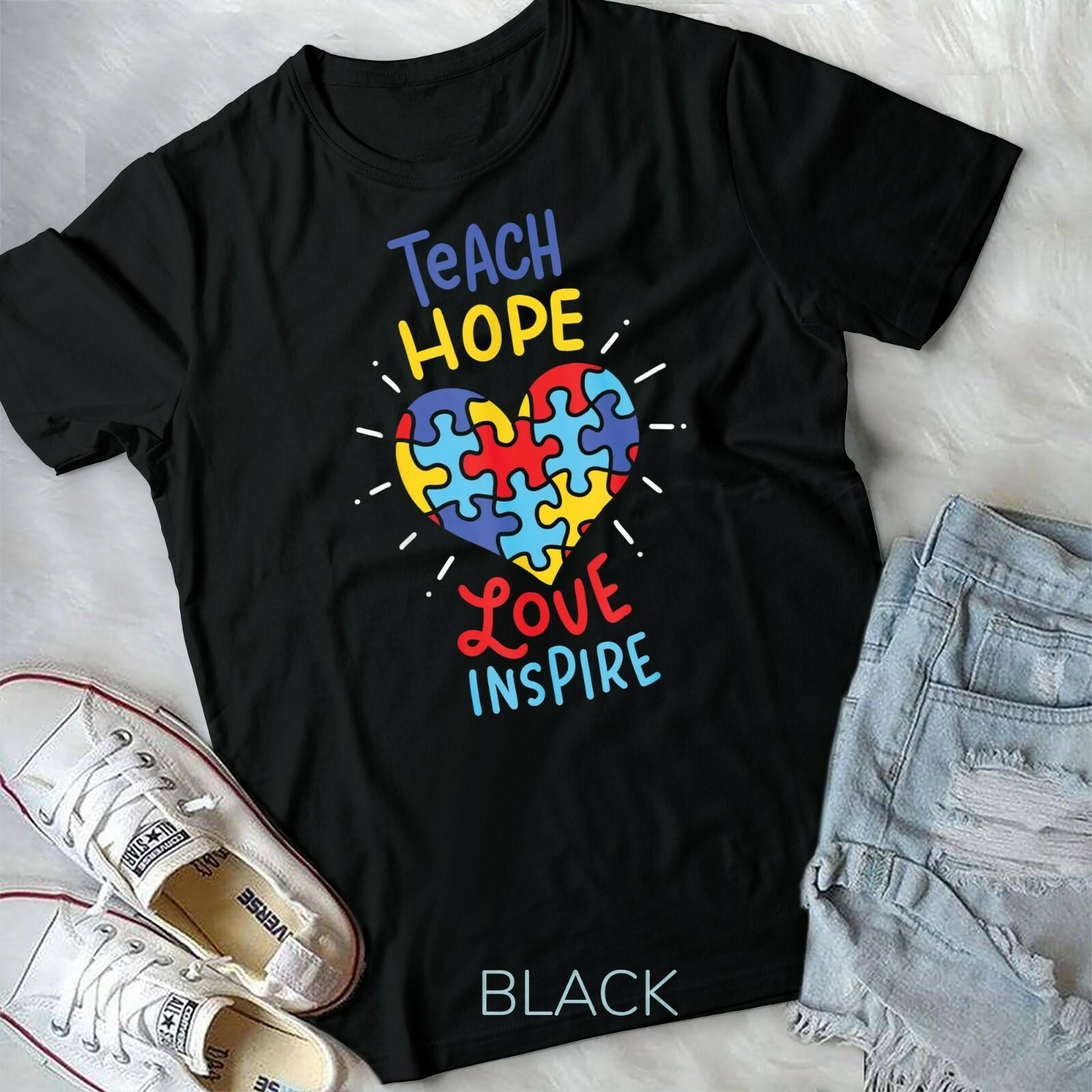Autism Awareness Teacher T-shirt Unisex Youth T-shirt S