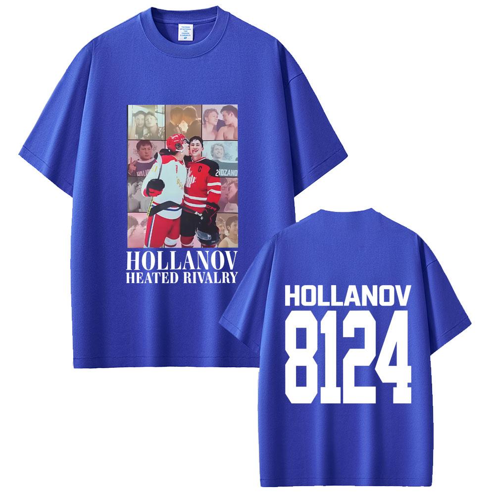 Heated Rivalry Shane Hollander Ilya Rozanov Hollanov 2481 Tshirt Men Women Fashion Oversized T Shirts Male Vintage Streetwear
