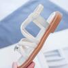 Sandalias Kid Sandal 2025 Summer New Water Diamond Girl Sandal Soft Sole Beach Shoe Casual Shoe Kid Shoe Designer Shoe Girl Shoe