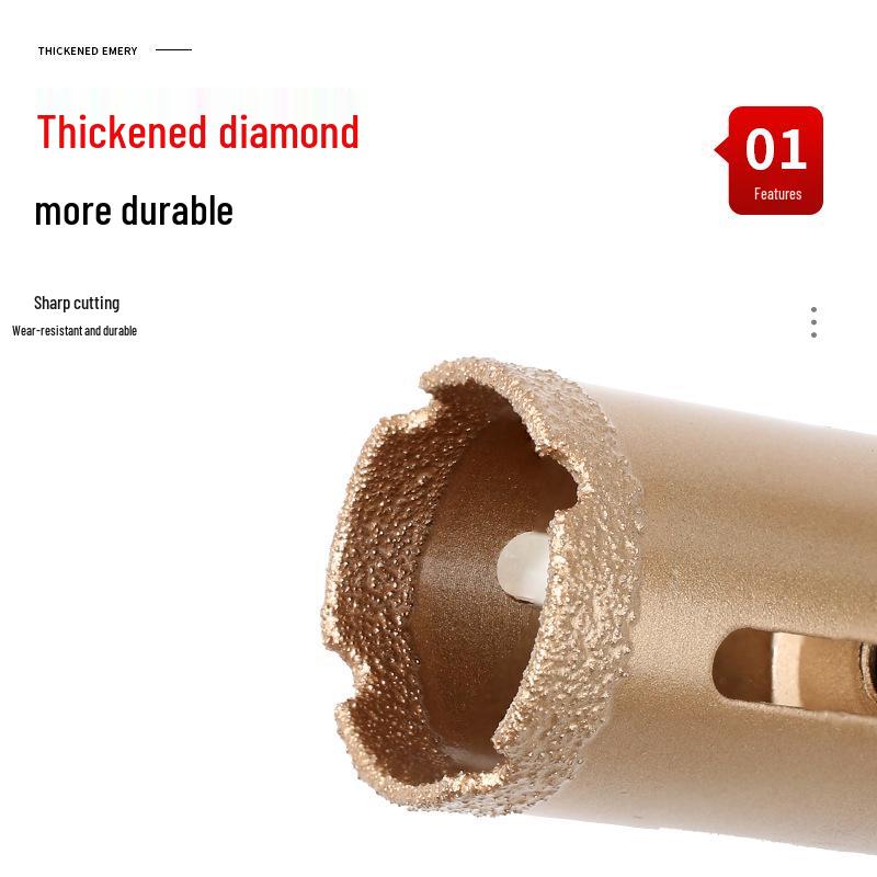 M10 Angle Grinder for Tile and Stone: Hole Opener and Polisher with Drill Bit