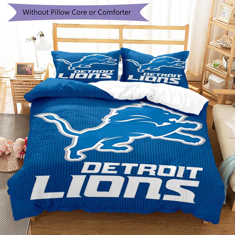 3pcs Football Team (14) Design Cover Set - HD Printed Bedding with 1 Cover and 2 Pillowcases - Perfect for Home and Dorm Decor