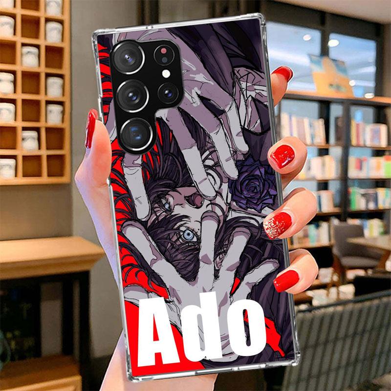Ado Kyogen X Uta Phone Case For Samsung Galaxy S26 S25 Edge S24 Ultra S23 S22 Plus S21 S20 FE Soft Fundas Shell Galaxy S25 S24 S