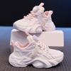 Kids White Sneakers Summer Lightweight Girls Sports Shoes Breathable Mesh Dad Shoes