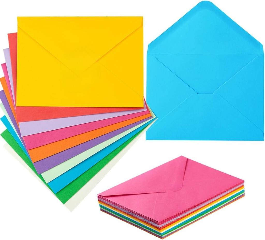 10pcs Gift Envelope Blank Mini Paper Window Envelopes Wedding Invitation Envelope Envelopes for Letters Mailers