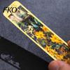 Elegant Reading Bookmark Metal Bookmarks with Tassel, Hollow Out Oil Painting Theme Book Decorative Page Mark, Accessory for Lovers, Women, Teachers,