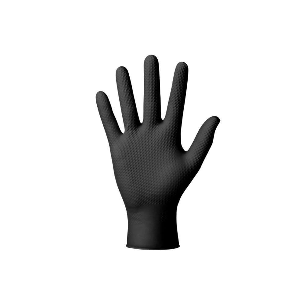 Nitrile Gloves Black Mercator Gogrip 50 Pcs