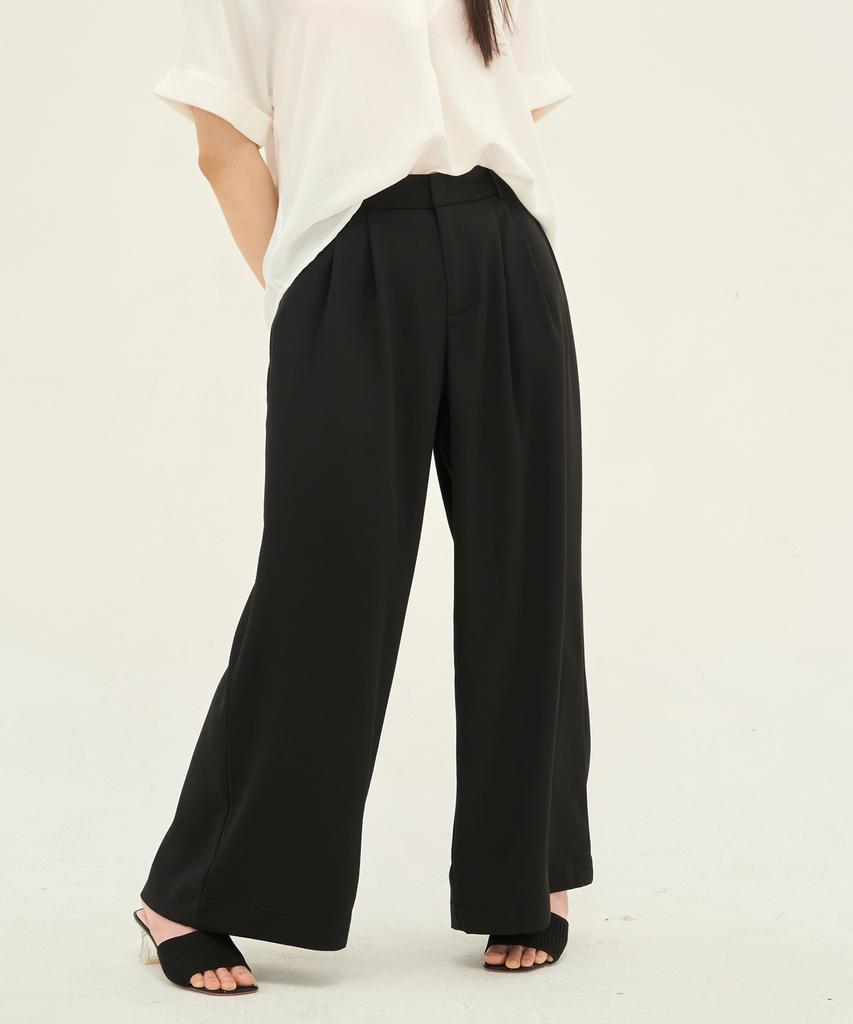 HYFVE Tuck Banding Wide Pants