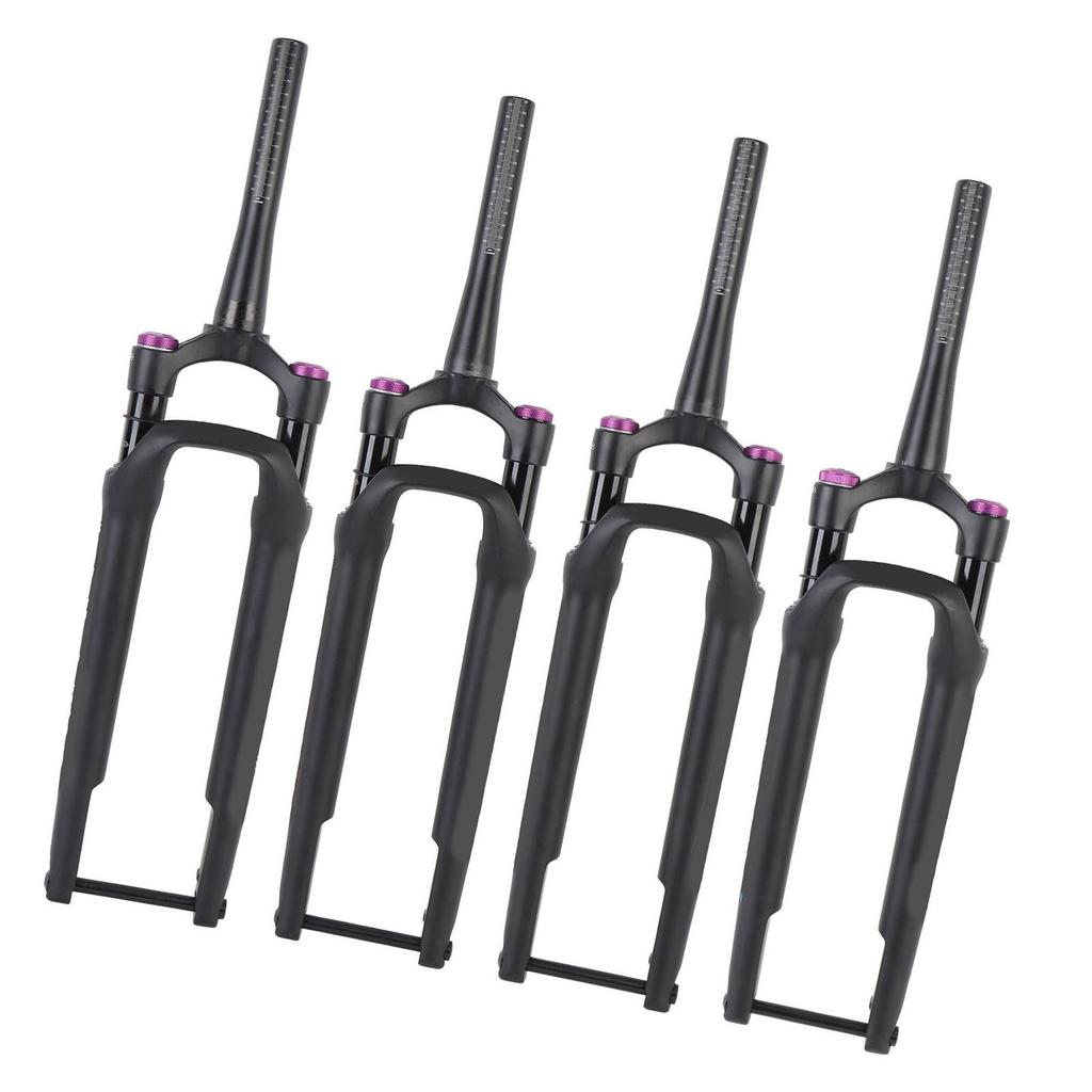 Bike Front Suspension Fork Aluminum Alloy 12x100MM Through Axle Manual Lockout Shock Absorber Air Su