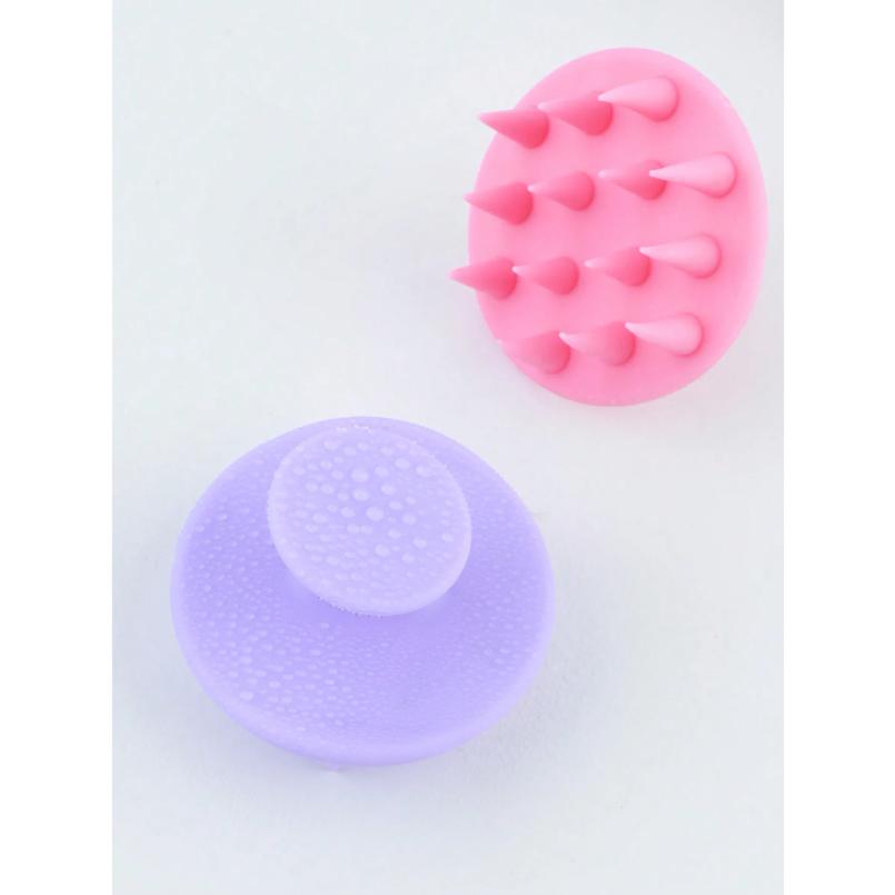 1Pc Silicone Shampoo Brush Body Massage Brush Bath Shower Brush Salon Hairdressing Tool Scalp Massage Comb Hair Washing Comb