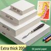 Kids' DIY Oil Pastel Blank Cards - 6cm Art Sketch Paper for Student Projects