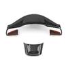 For Hyundai IONIQ 5 2025 LHD RHD Carbon Fiber Steering Wheel Switch Button Trim Frame Car Interior Styling Decor Accessories
