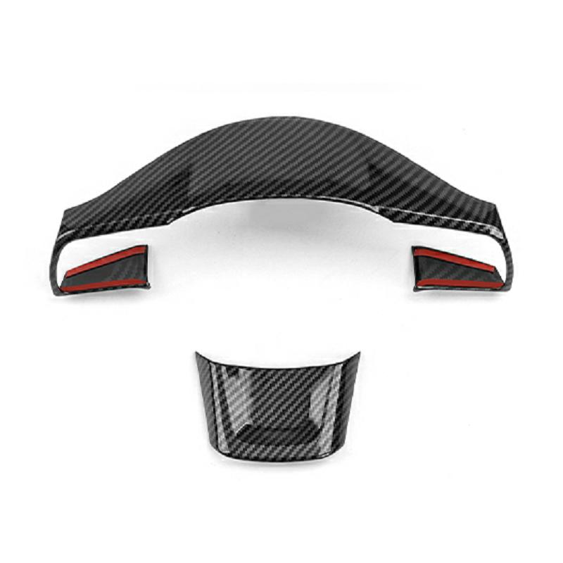 For Hyundai IONIQ 5 2025 LHD RHD Carbon Fiber Steering Wheel Switch Button Trim Frame Car Interior Styling Decor Accessories