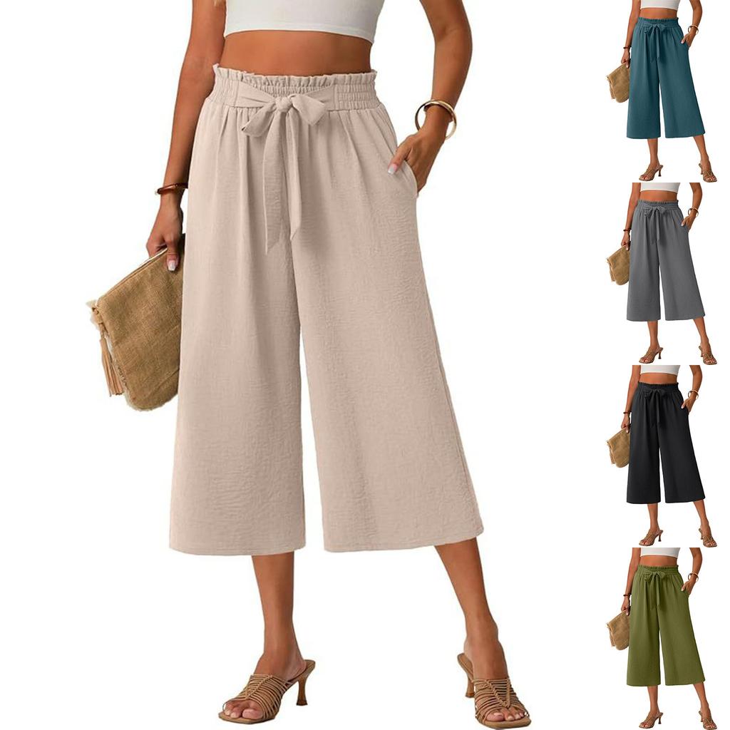 Women's Casual Fashion High-Waisted Pants