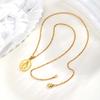 Gold Plated Virgin Mary Pendant Necklace For Women Stainless Steel Chain Choker Necklaces Religious Pray Jewelry Gift