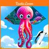 Octopus Kites For Kids With Polyester Material And Glassfiber Frame Perfect For Outdoor Fun And Gift Giving