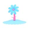 Silicone Lid Dustproof Hot and Cold Beverage Cup Cover with Flower Shape Handle for Kitchen Home