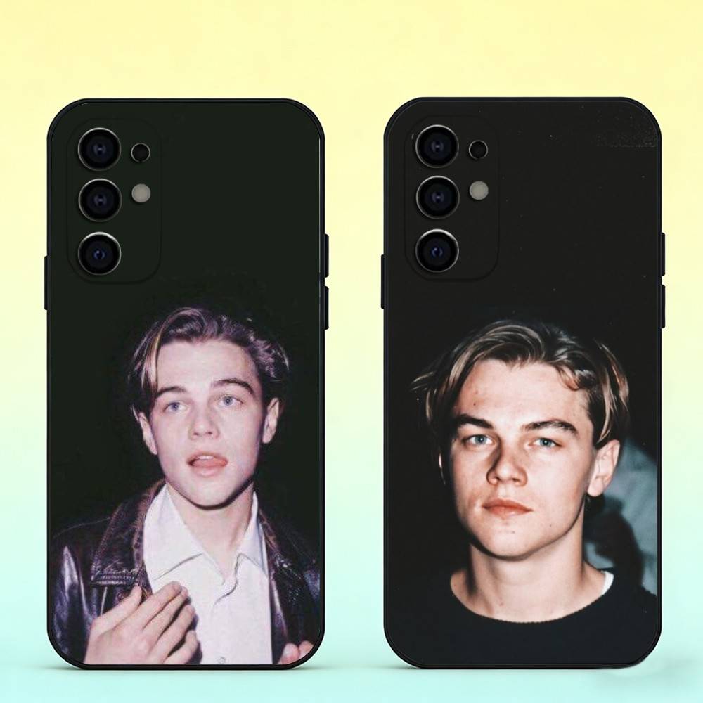 Leonardo DiCaprio Phone Case Black Silicone Soft For Samsung S25,S24,S21,S22,S23,S30,Ultra,S20,Plus,Fe,Lite