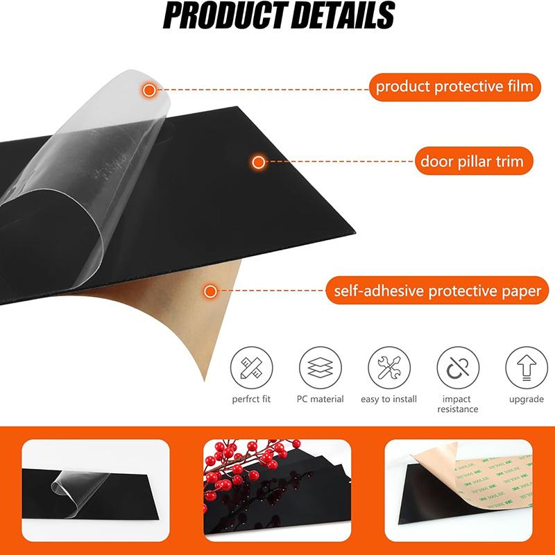 Window Trim Cover Stickers Decoration Exterior Side Door Pillar Posts Car Accessories for Fiat Viaggio Dodge Dart 2013 2014 2015 2016