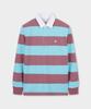 BROOKS BROTHERS Striped Rugby Shirt (Blue) (Bbntmmg101)
