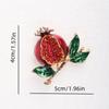 Pomegranate Enamel Fruit Brooch Elegant Fruit Lapel Pin Brooches Jewelry  Dresses Decoration