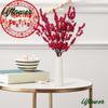 1/3PCS Artificial Red Berry Branches  for Home Tabletop Festivals Wedding Party DIY Craft Decor Christmas New Year Decoration