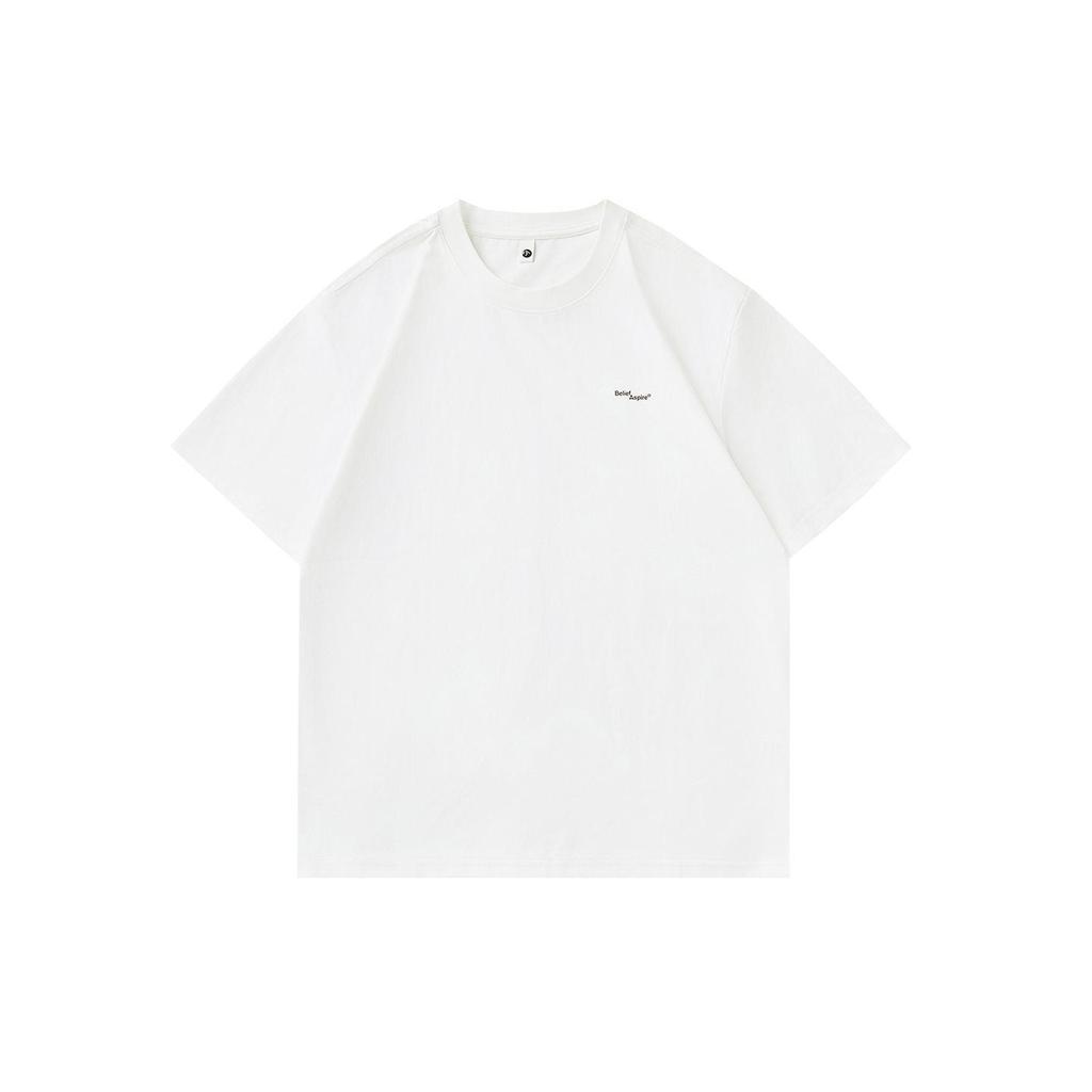 Trendy Plain Color Cool Touch Round Neck Loose Japanese Style Men's T-Shirt - Summer 2026 Collection