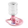 Replacement Pet Water Dispenser Base, 6.50 X 6.10 In ABS Drinking Station with Screw-Style Mount, Bottle Not Included
