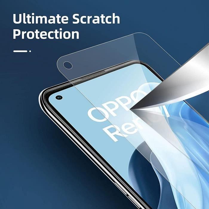 Protecteur d'écran - OPPO - Reno 7 - Verre Trempé - Transparent - 3 Pièces