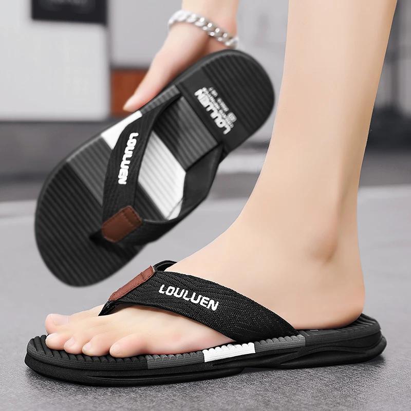 Infradito Estive Leggere da Uomo Ciabatte da Spiaggia da Uomo Casa Chanclas De Hombre Playa Ciabatta da Interno a Colori Infradito Abbinati Mocassini